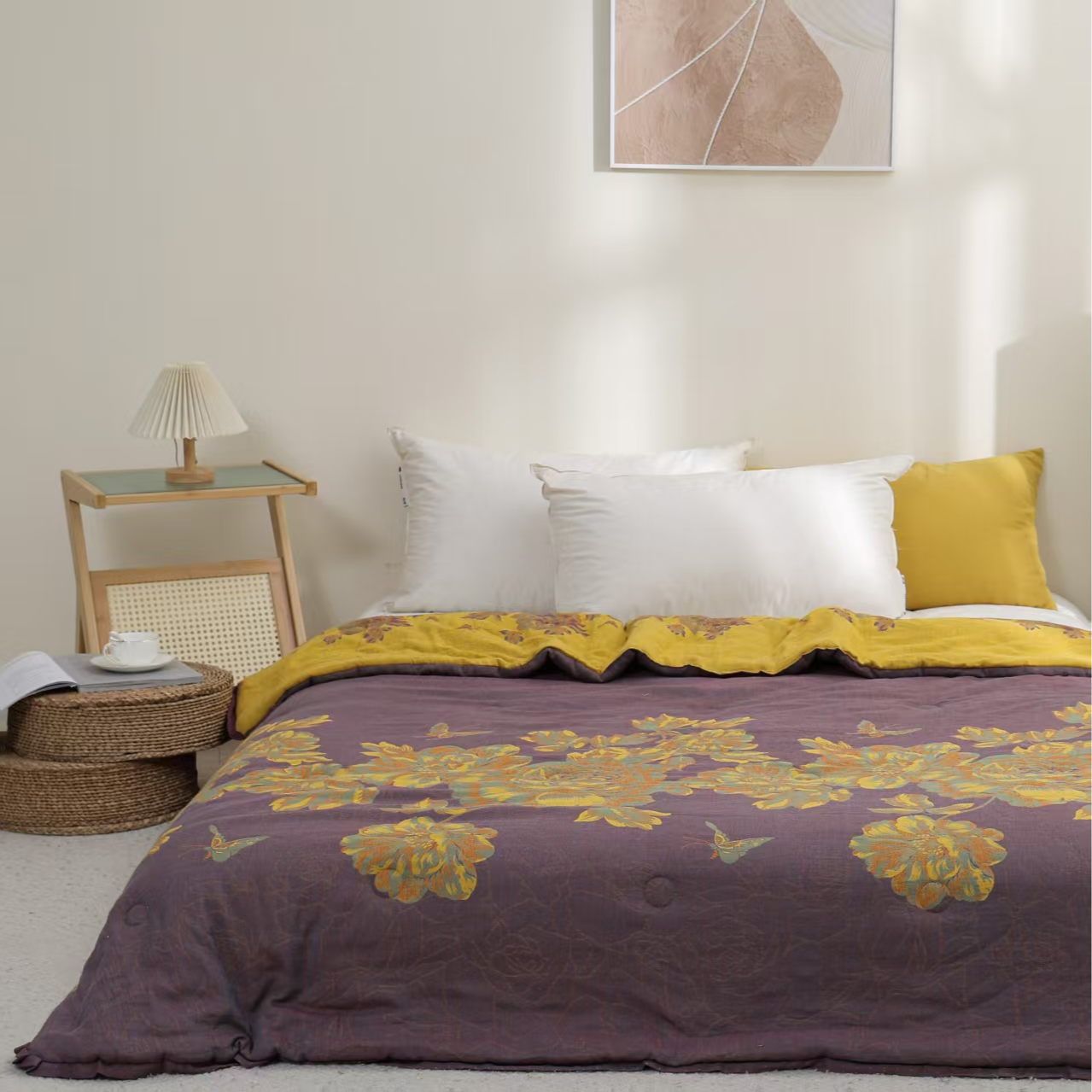 【云梦紫-双人被】 2.0*2.3米双层纱A类可机洗