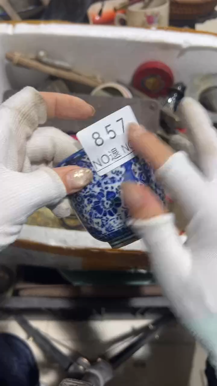 陶瓷四****挖工艺品1028857