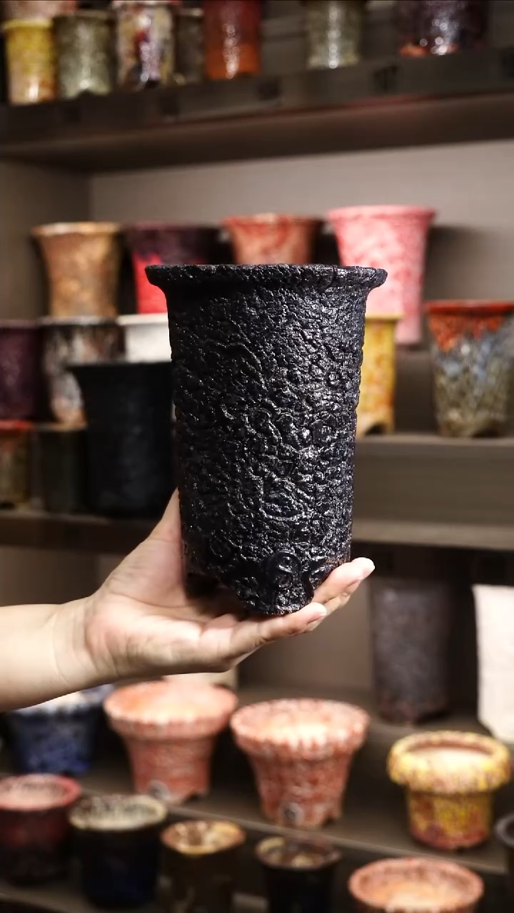 无*泰国进口手工花盆个性创意花盆 