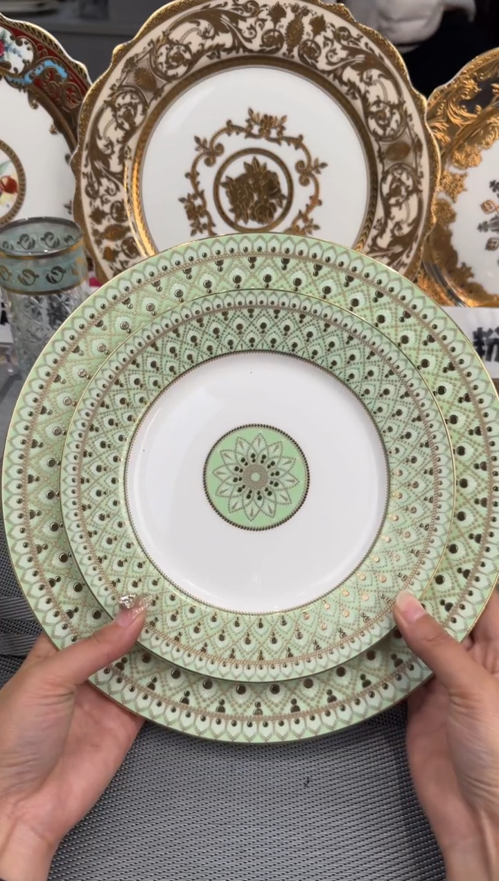 【闪购商品】瓷片10.5英寸+8英寸平盘福利款