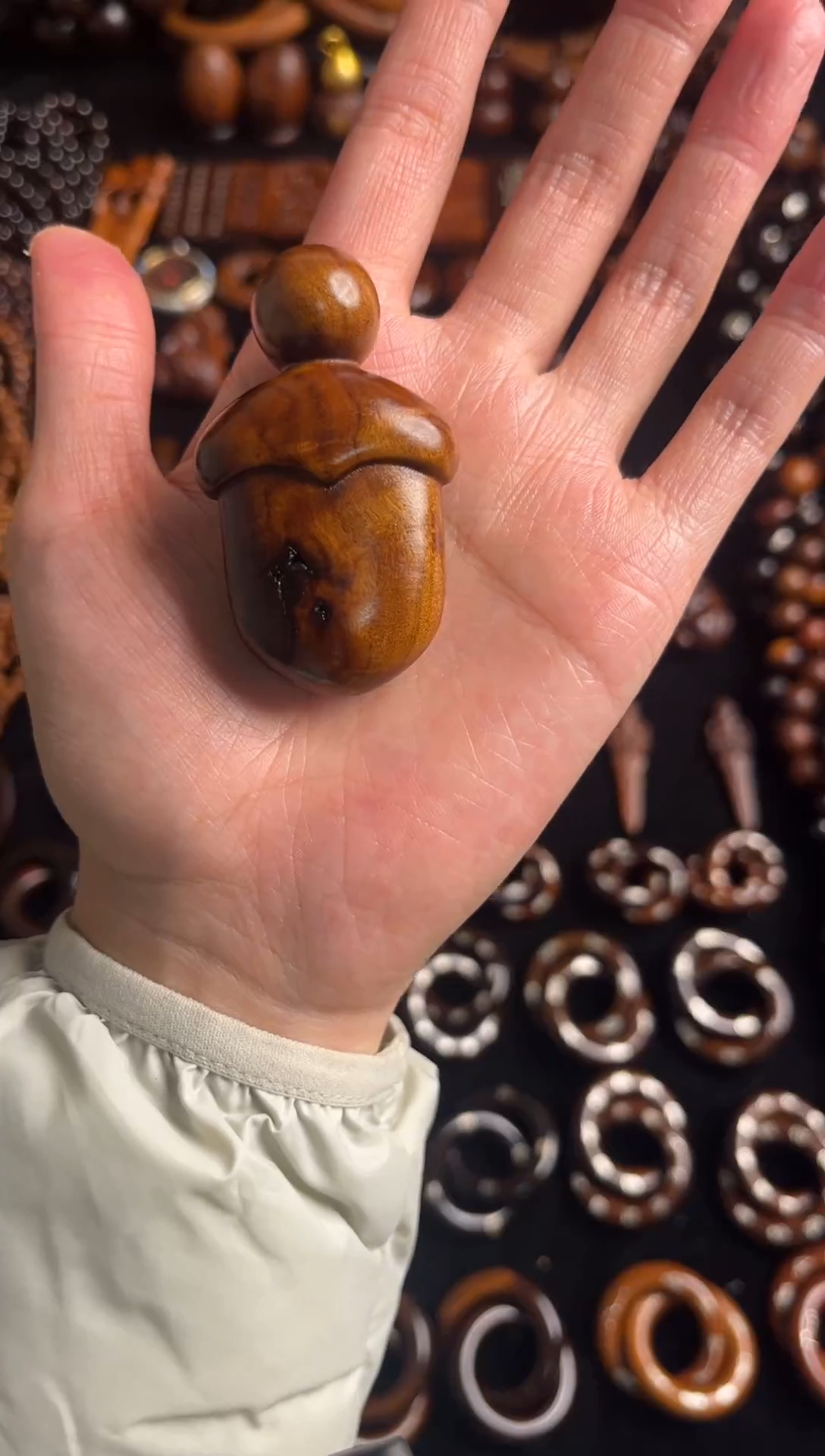 枣木雷击枣木雷痕胖剑手把件