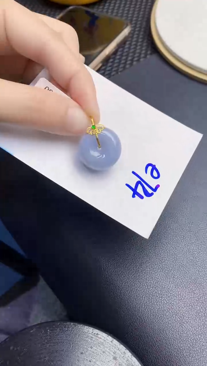【闪购商品】翡翠颈饰18K金镶嵌000000000