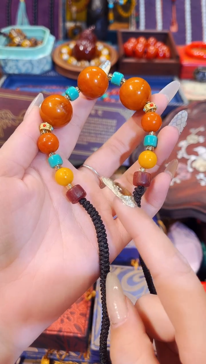 【闪购商品】蜜蜡颈饰未镶嵌茹姐精品高端专属链接18