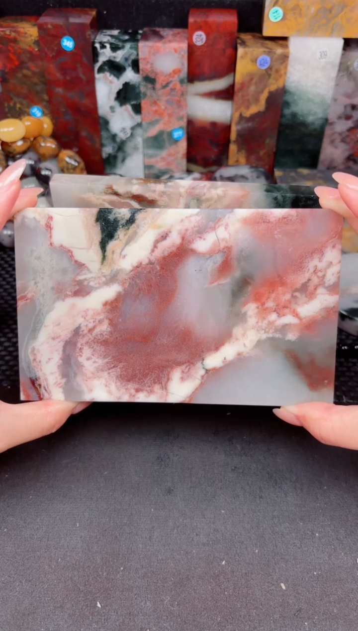 玉 桂林鸡血创意摆件装饰 