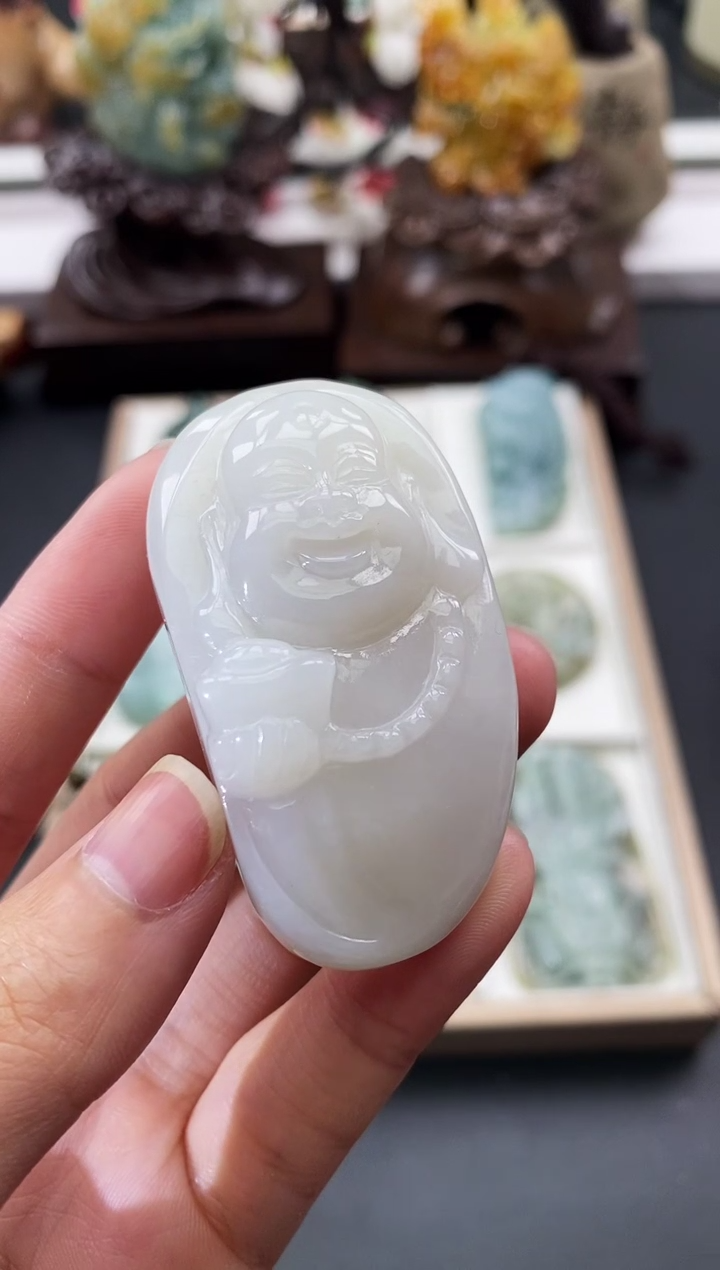 颈饰未镶嵌翡翠天然缅甸A货翡翠