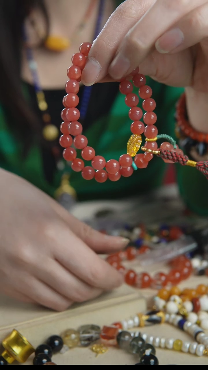 【闪购商品】玛瑙/玉髓手链未镶嵌盐源手串