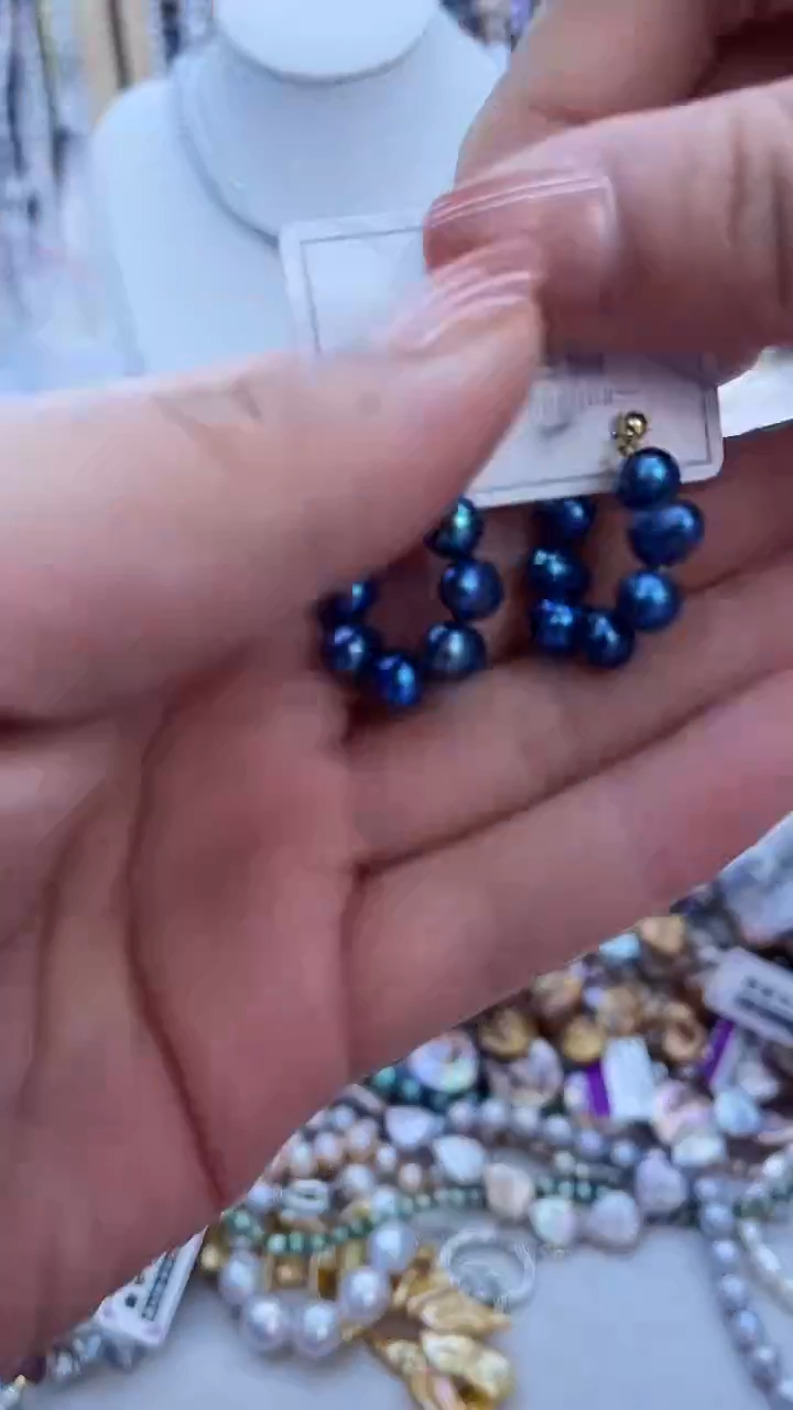 【闪购商品】淡水珍珠耳饰未镶嵌708