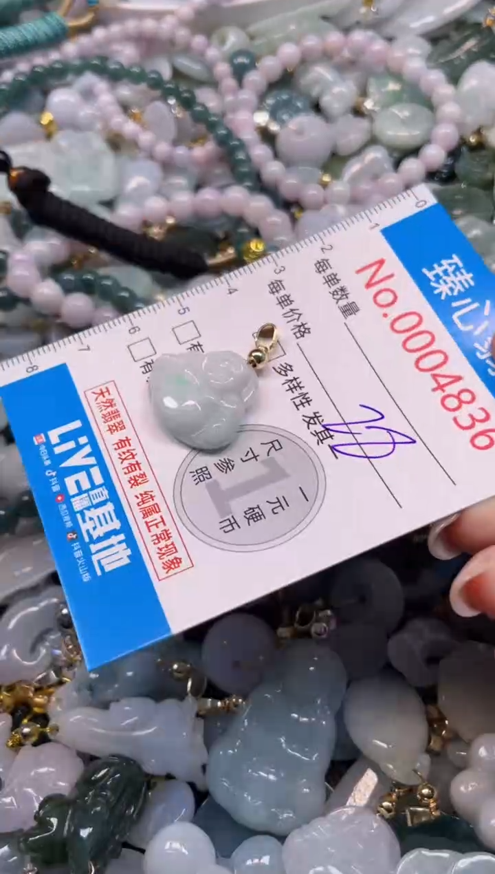 颈饰未镶嵌翡翠4836