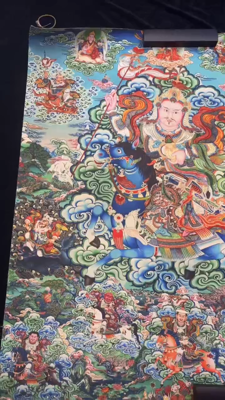 装裱画唐卡藏艺阁高端绘画作品TK16022