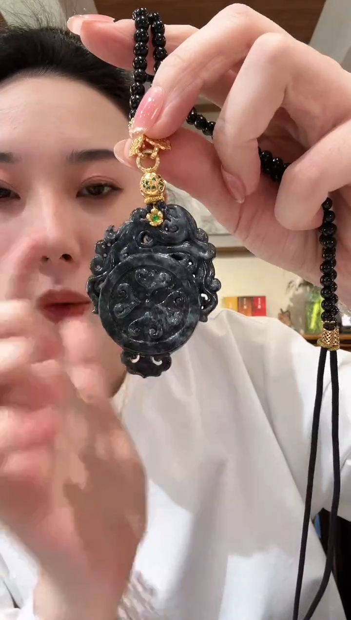 【闪购商品】翡翠颈饰未镶嵌国风