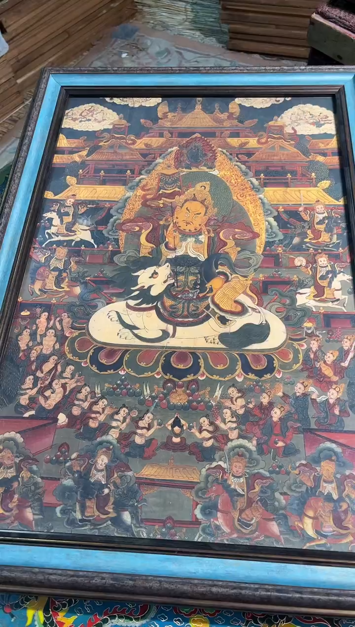 卷轴画路路的唐卡tk160