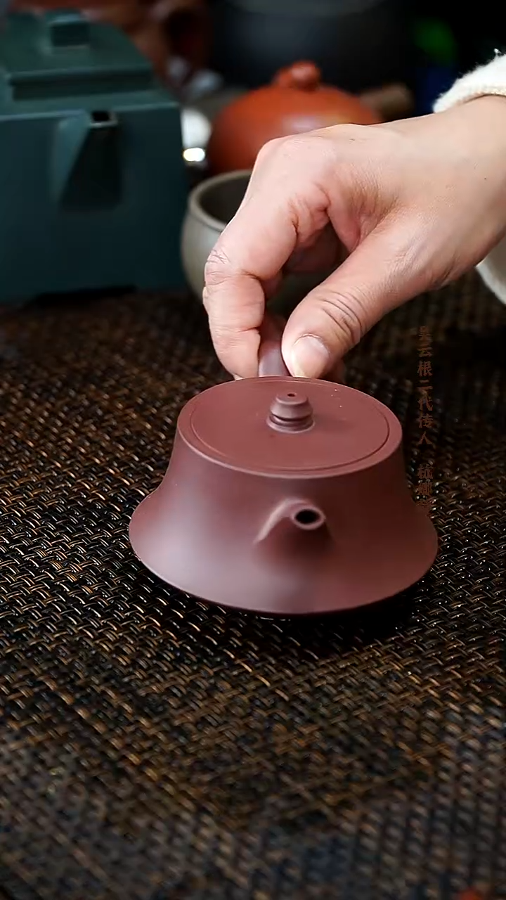 茶壶紫砂柱础 底槽清
