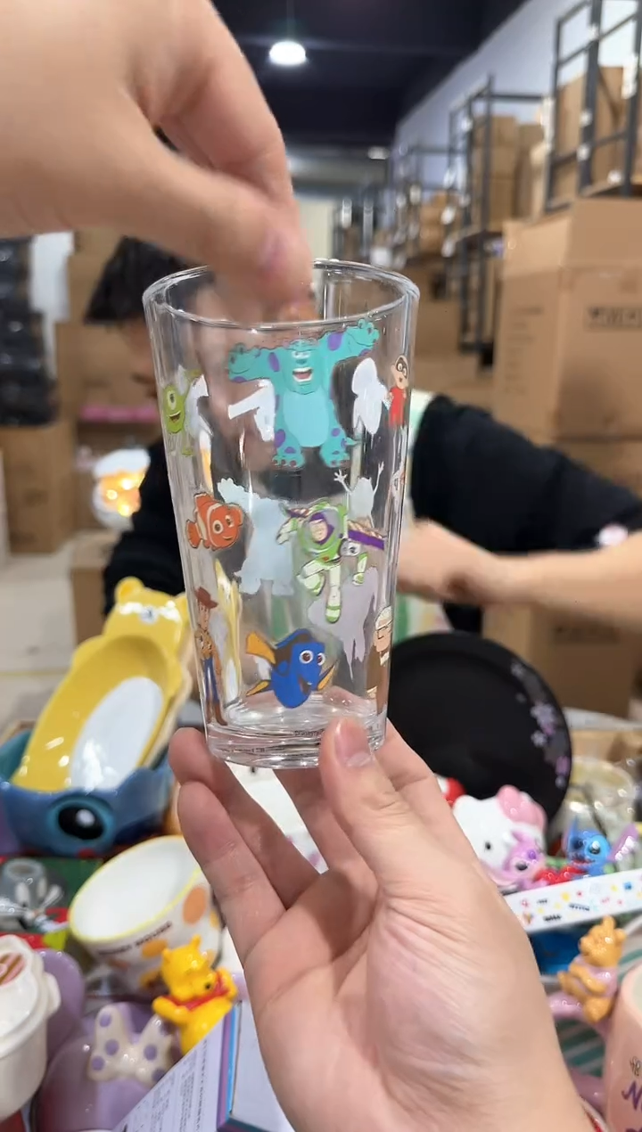 瓷片皮克斯合集玻璃杯