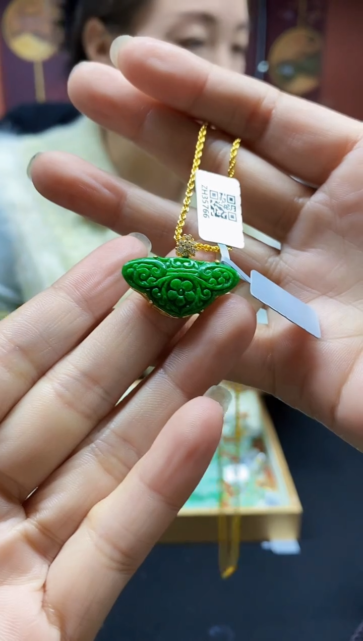 颈饰未镶嵌翡翠翡翠吊坠