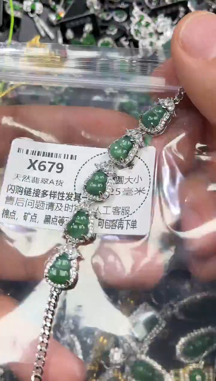 颈饰未镶嵌翡翠X679手链