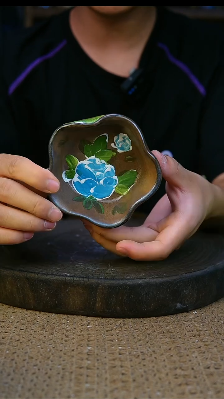 花瓶/杯子/盘子34景德镇手工手绘釉下彩