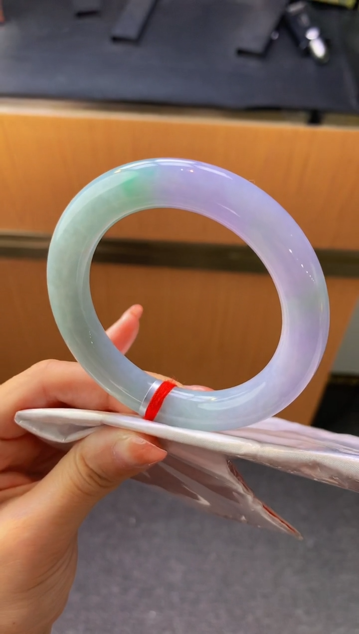 未镶嵌手镯翡翠-Q90 圈口55.2