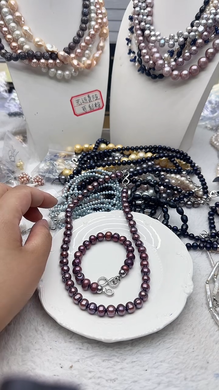 淡水珍珠未镶嵌套链11