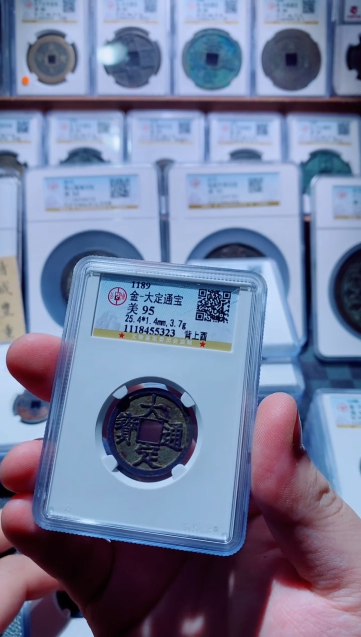 【闪购商品】铜古钱币大定尾号323