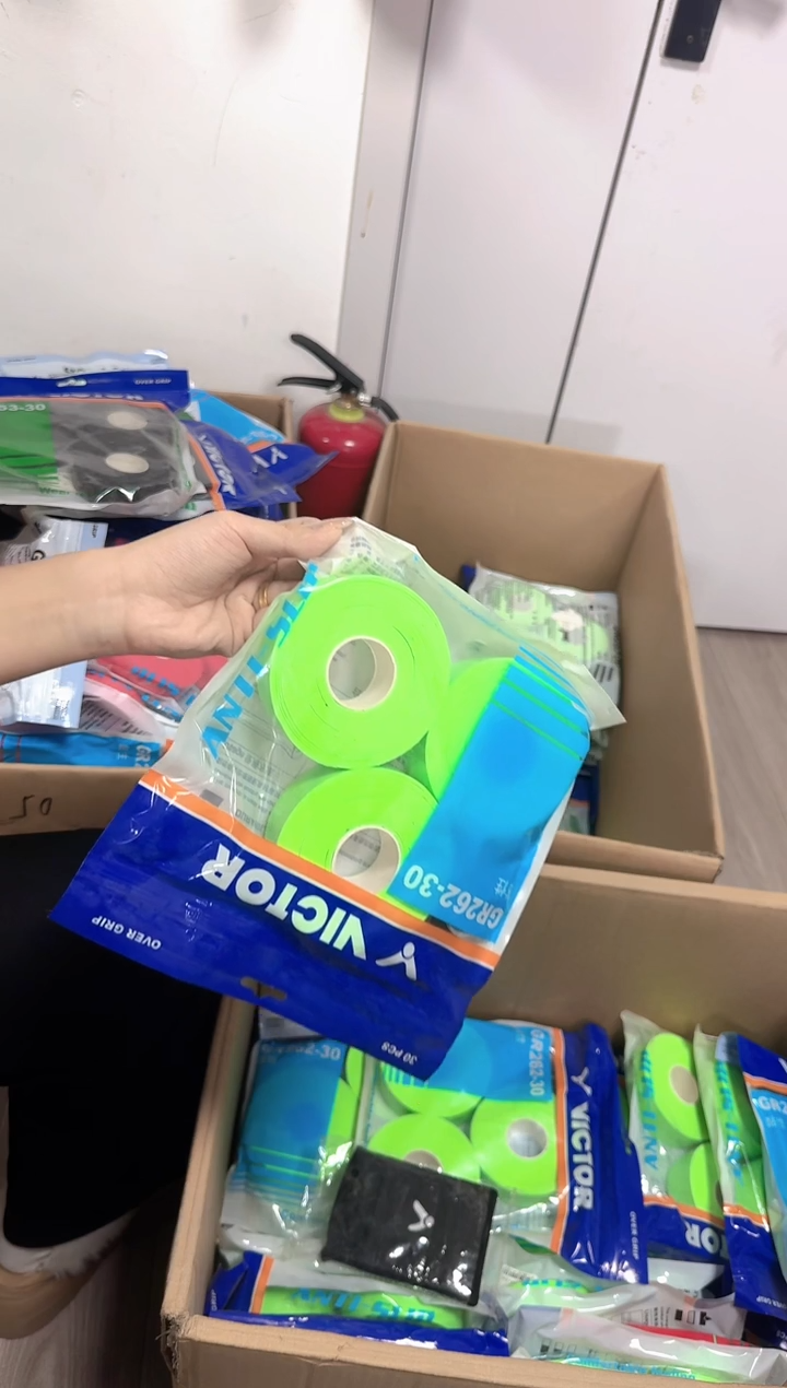 威克多正品微瑕 绿色手胶