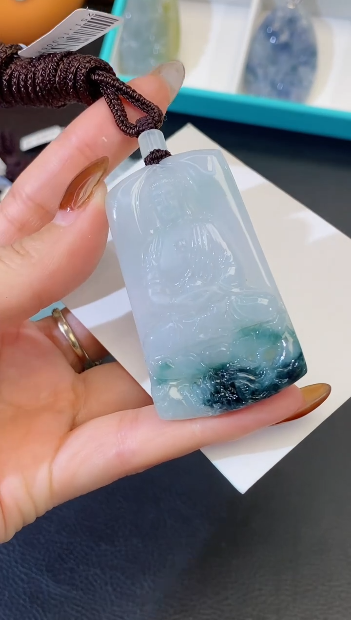 颈饰未镶嵌翡翠缅甸天然翡翠