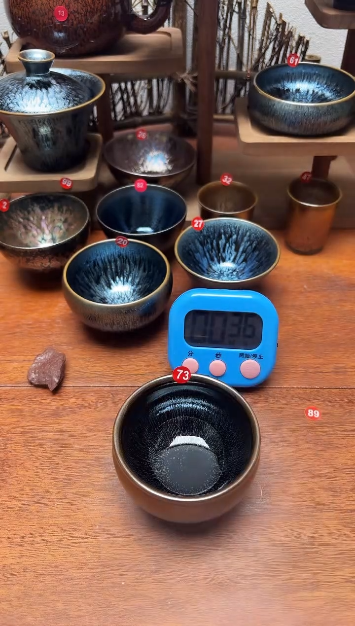 茶盏我**界73号建盏工匠茶器