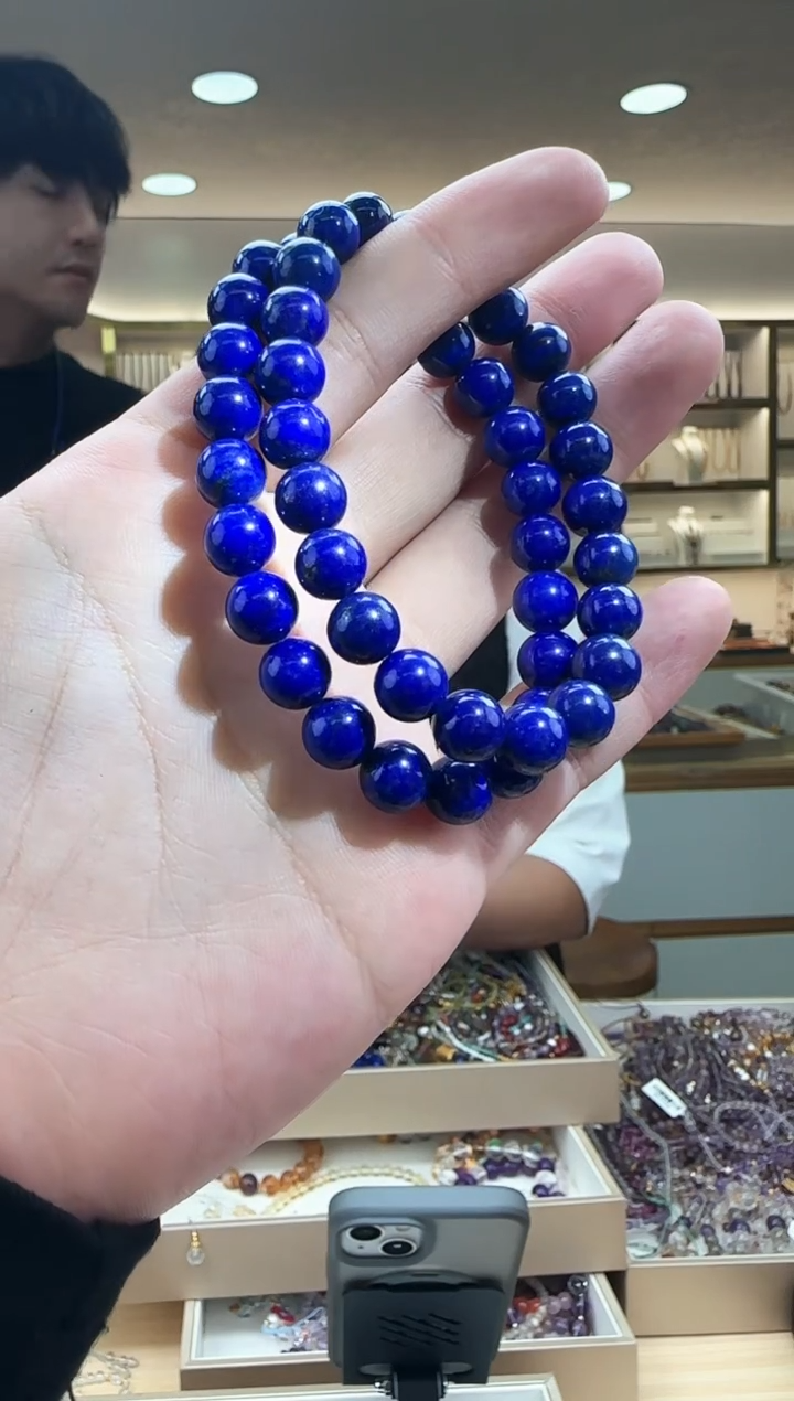 【闪购商品】青金石8+手串多样性发一件未镶嵌 