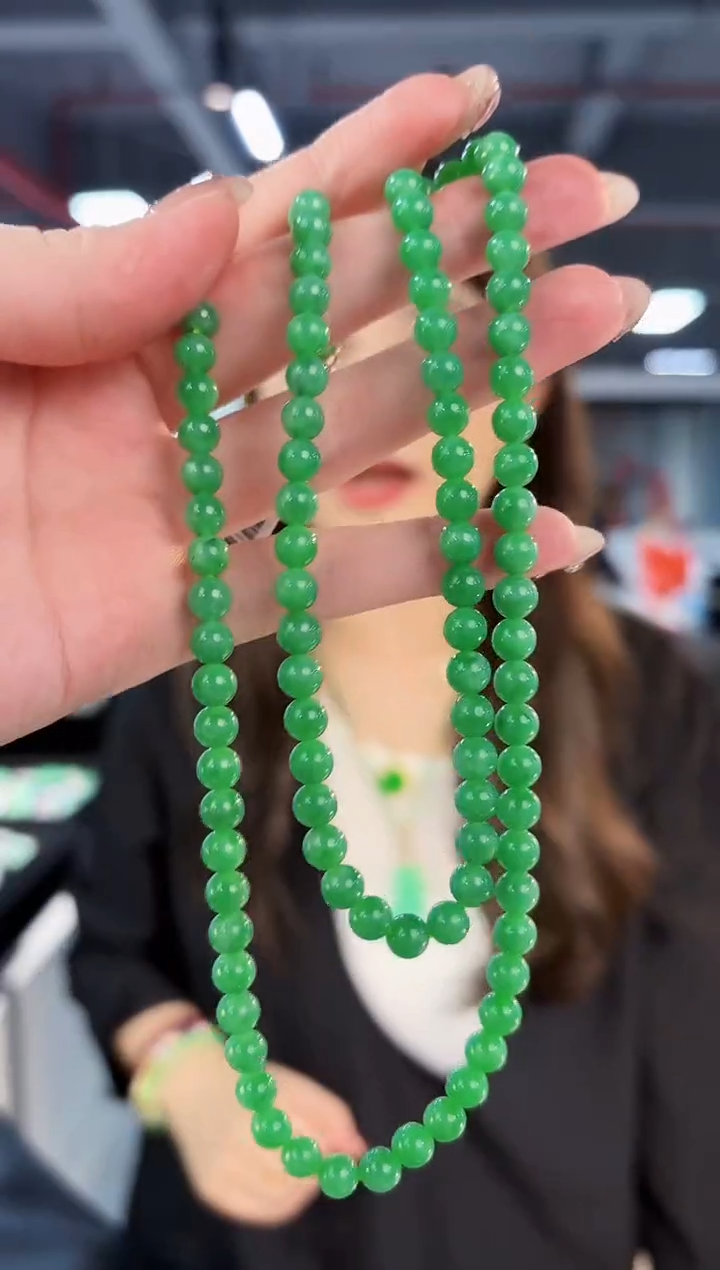 【闪购商品】翡翠颈饰未镶嵌缅料A货/支持复检/一件