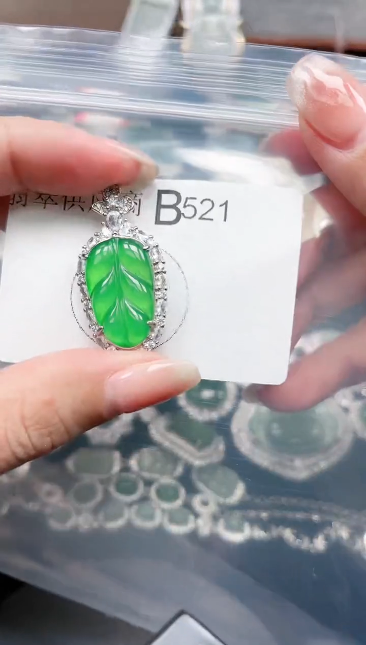 【闪购商品】翡翠颈饰未镶嵌521赠皮绳