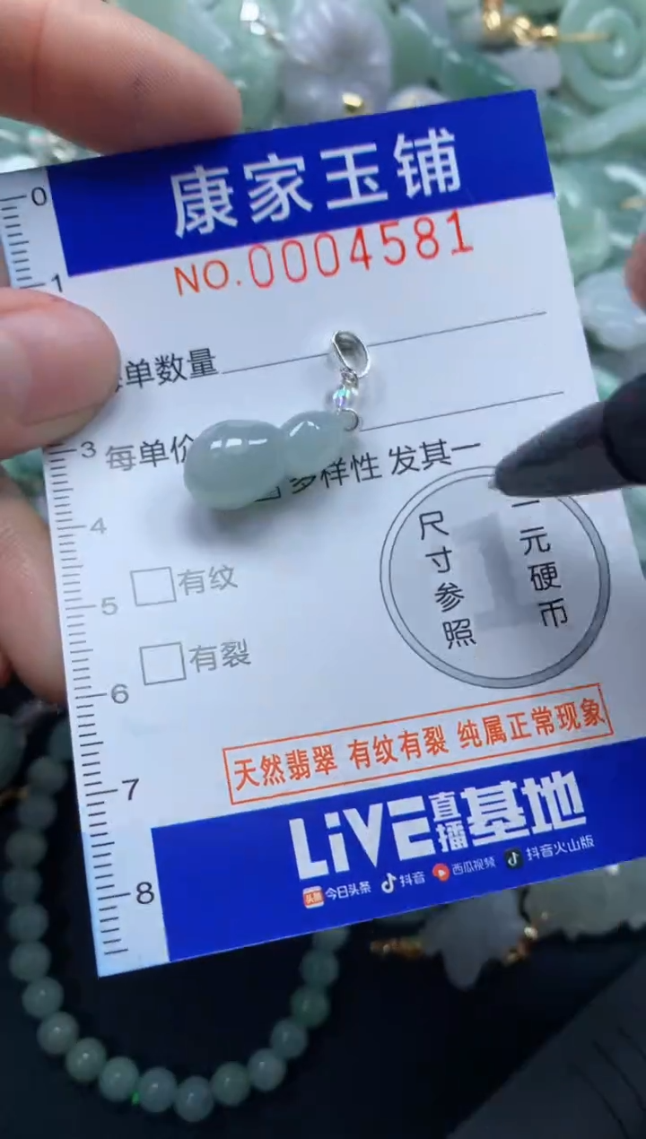 颈饰未镶嵌翡翠4581