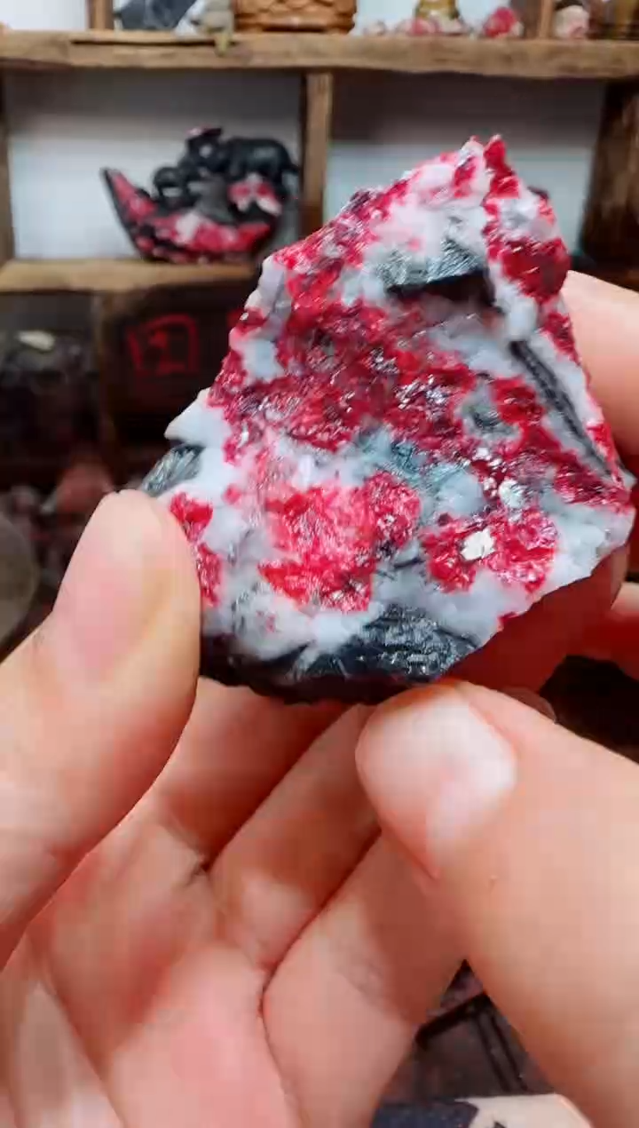 天然辰砂朱砂原矿石14
