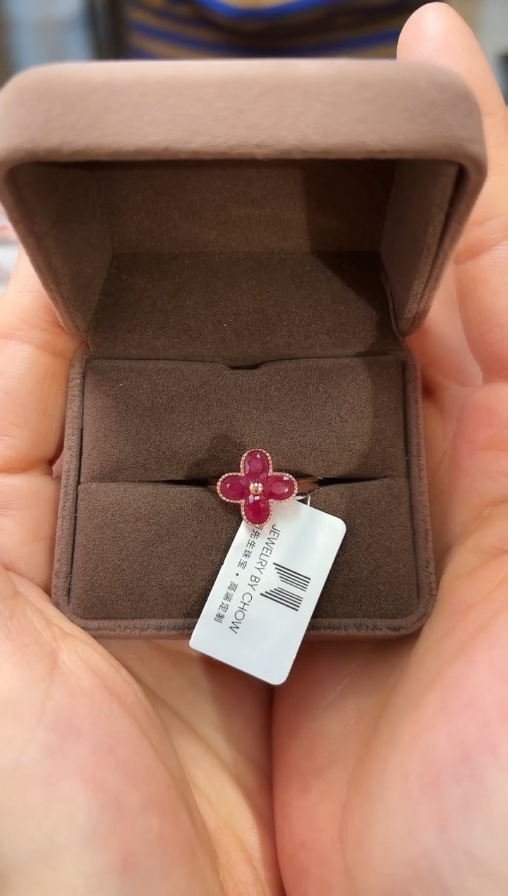 【闪购商品】红宝石戒指银S925镶嵌09