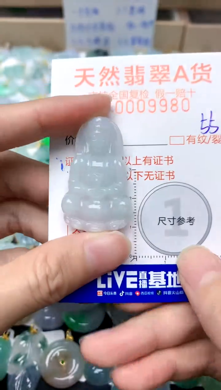 【闪购商品】翡翠颈饰未镶嵌55天然A货翡翠
