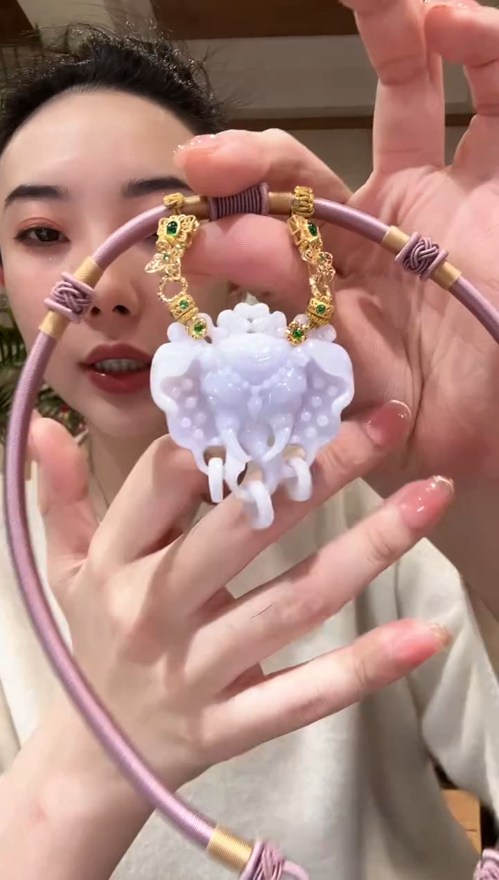 【闪购商品】翡翠颈饰未镶嵌国风