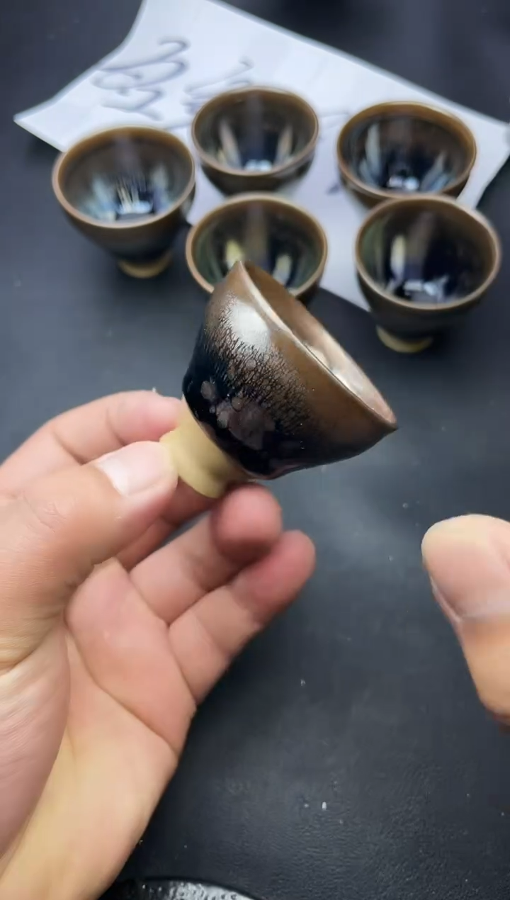 【闪购商品】茶盏120叶紫建盏叶紫