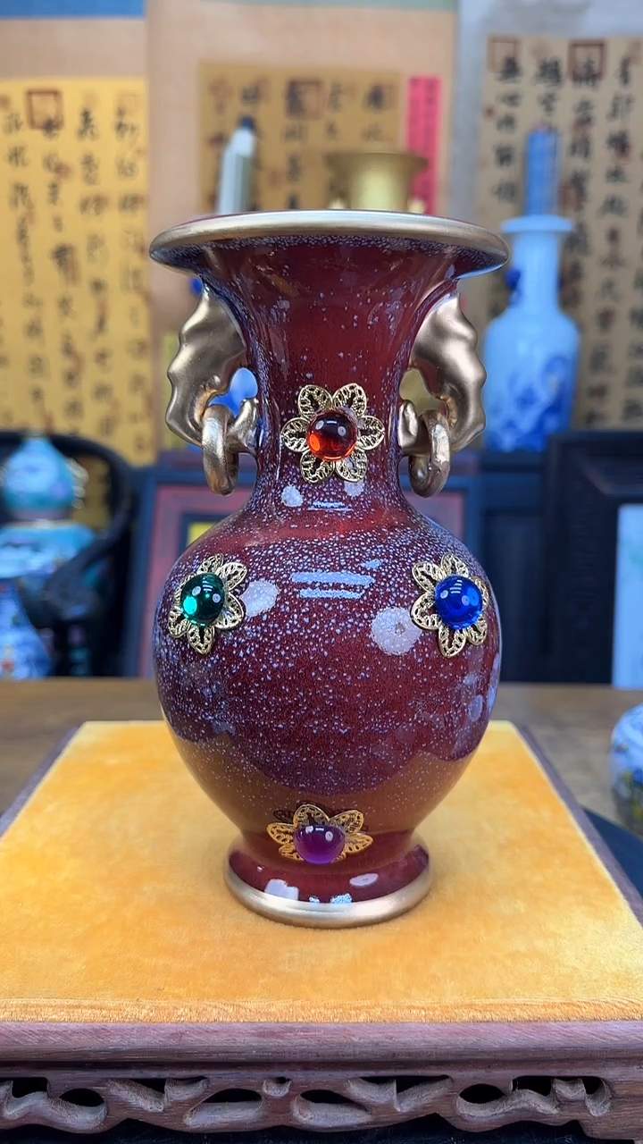 【闪购商品】瓶景德镇陶瓷满天星花瓶