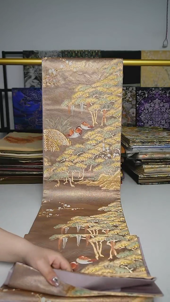 【闪购商品】织绣六通鸳鸯松树福利