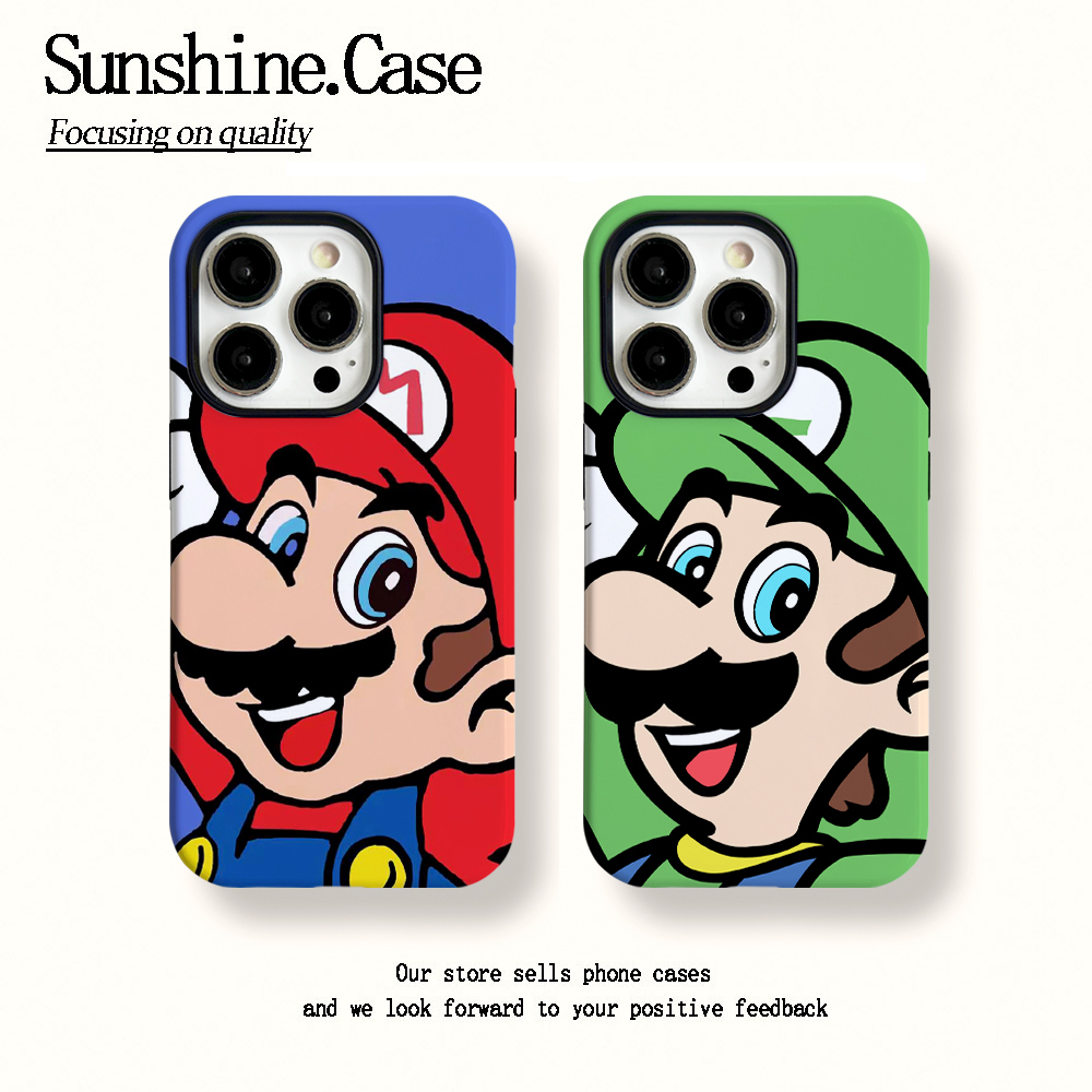 【酷壳氏专属】菲林二合一适用苹果华为vivo小米手机壳马里奥兄弟