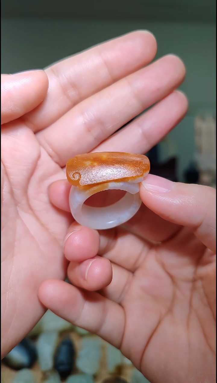 【闪购商品】和田玉把件未镶嵌新疆和田玉扳指把件
