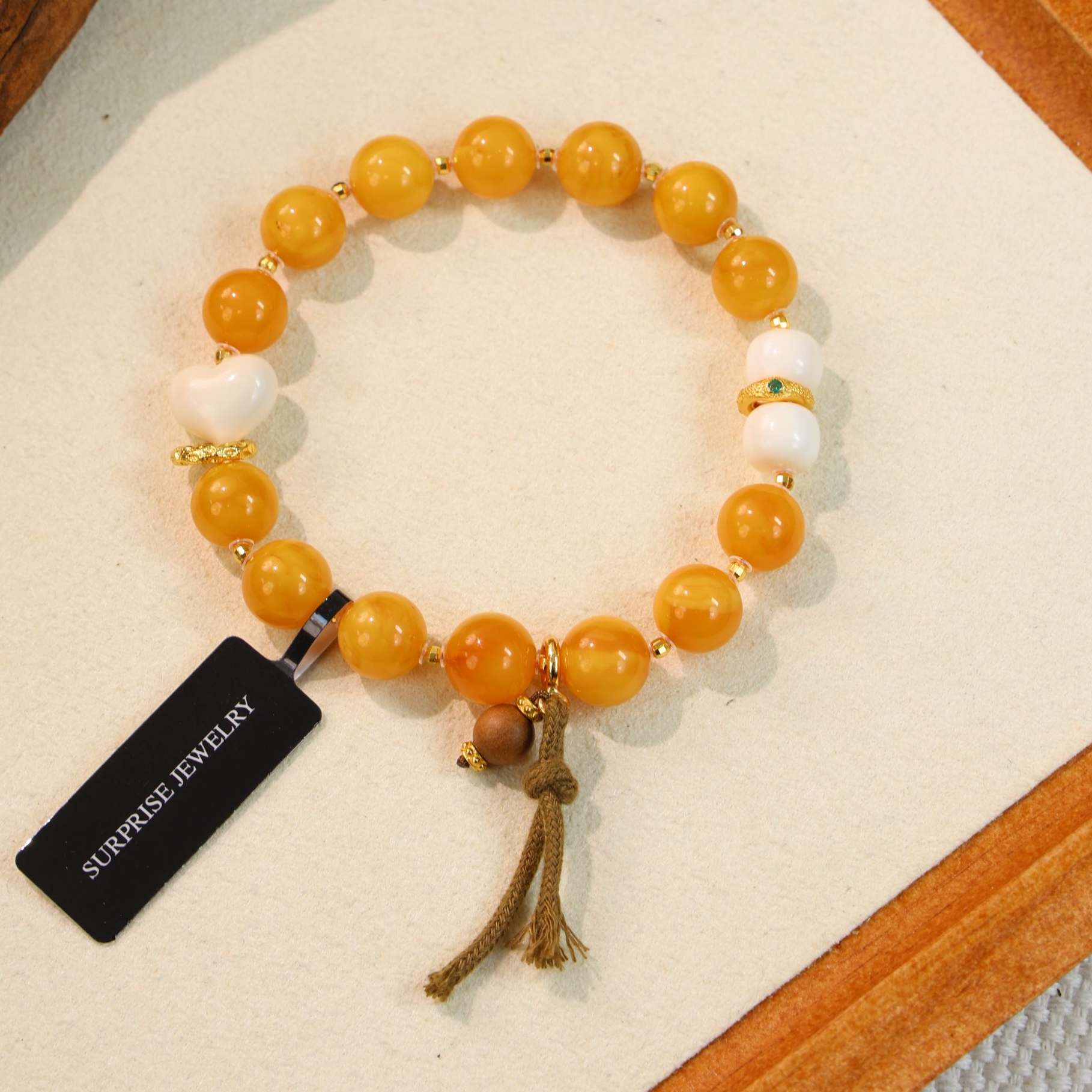 原创蜜蜡手串J462【多样性发一】