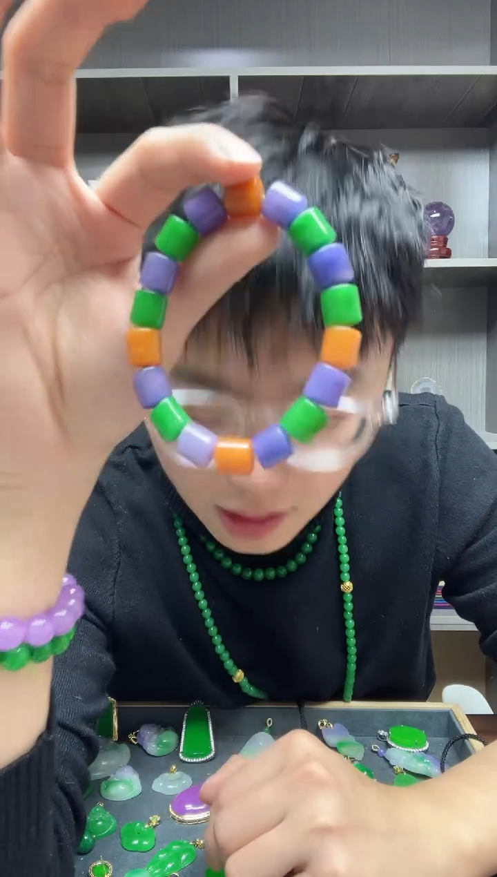 【闪购商品】翡翠手链未镶嵌手链