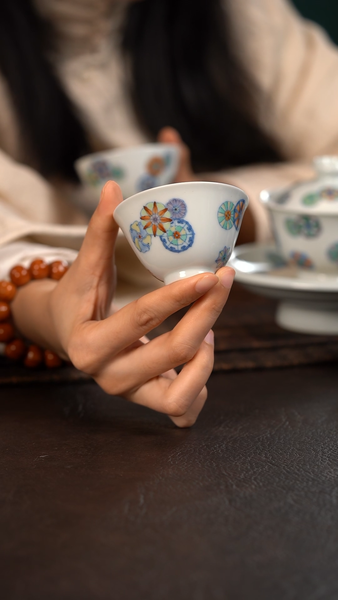 【闪购商品】杯云霞珍藏斗彩皮球花三秋杯