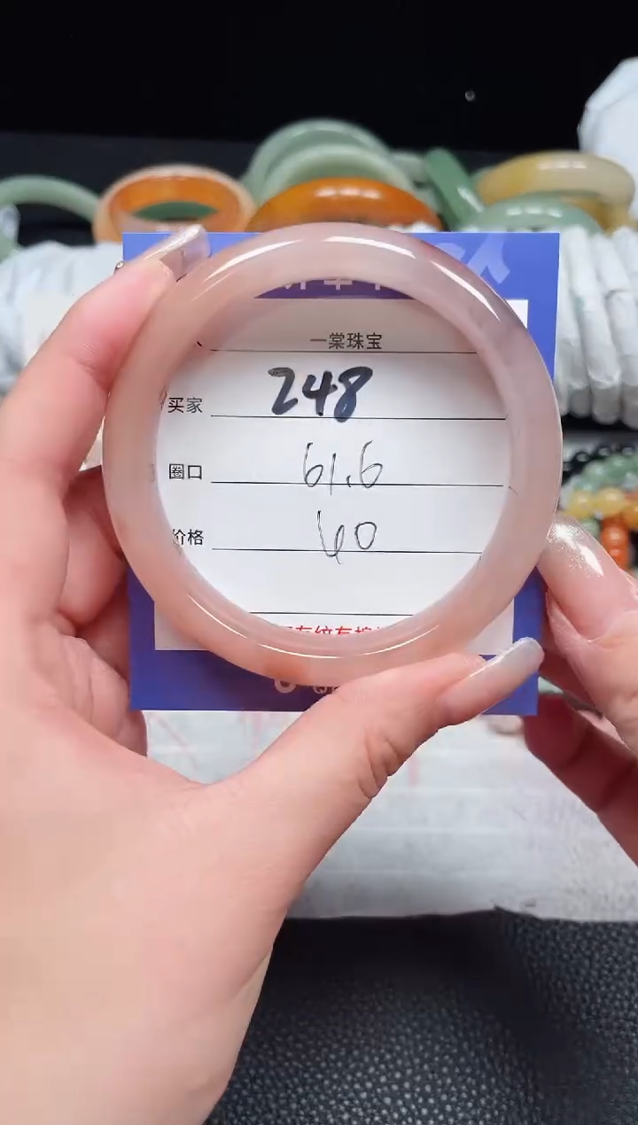 【闪购商品】石英质玉手镯未镶嵌248