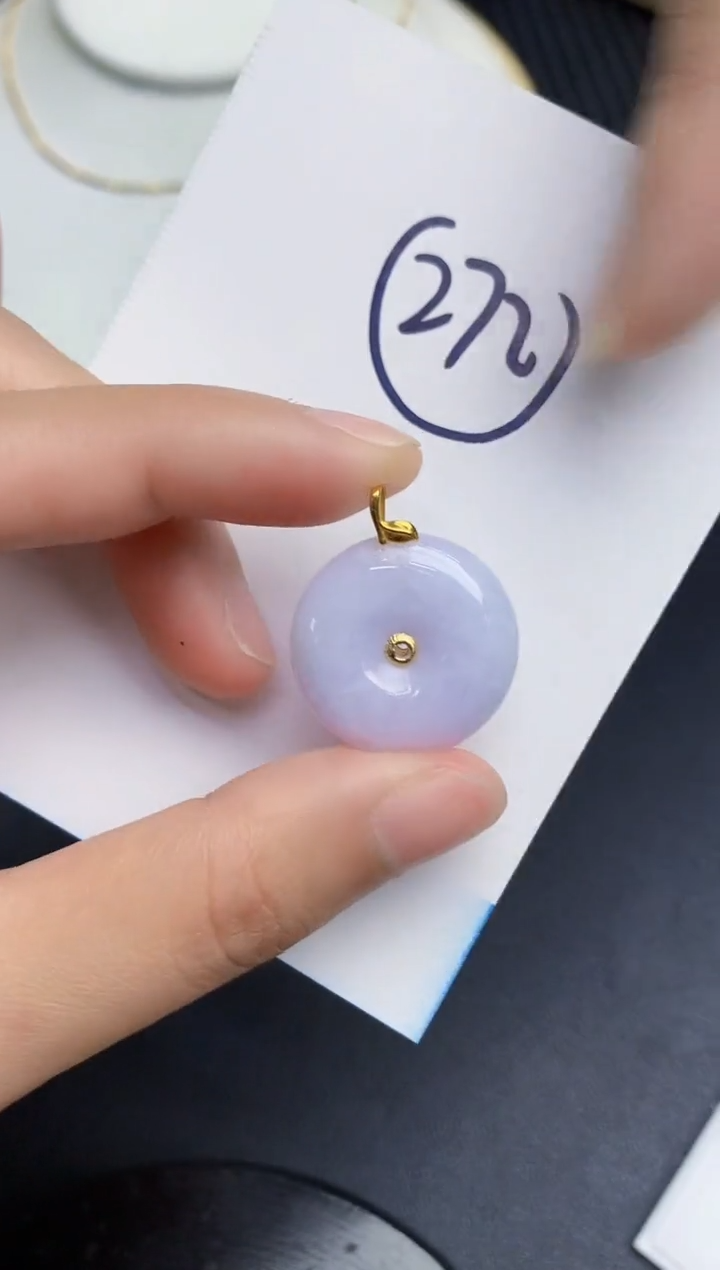 【闪购商品】翡翠颈饰18K金镶嵌000000000