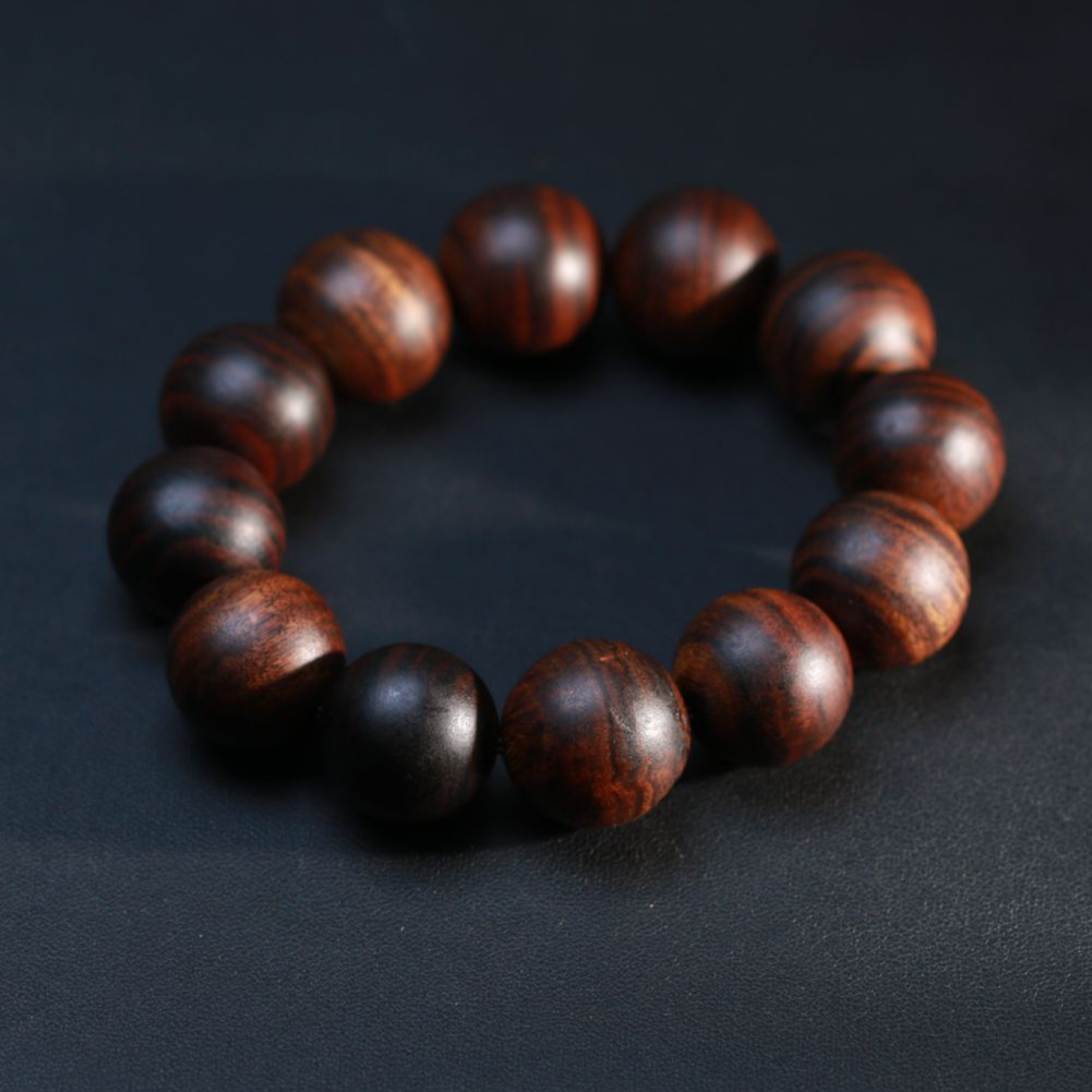 【曹总文玩】20mm文玩沉香木串手链FZ351