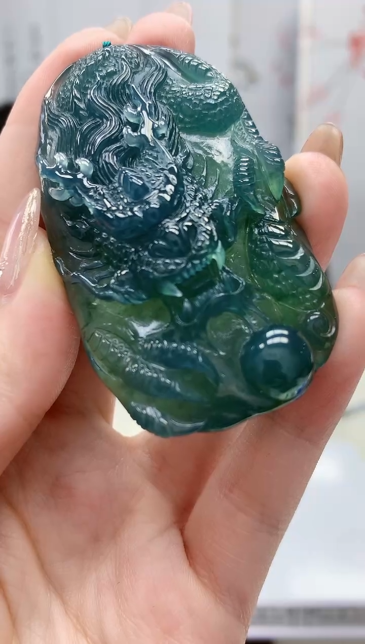 【闪购商品】定制翡翠未镶嵌5060jw-毛货挂件375