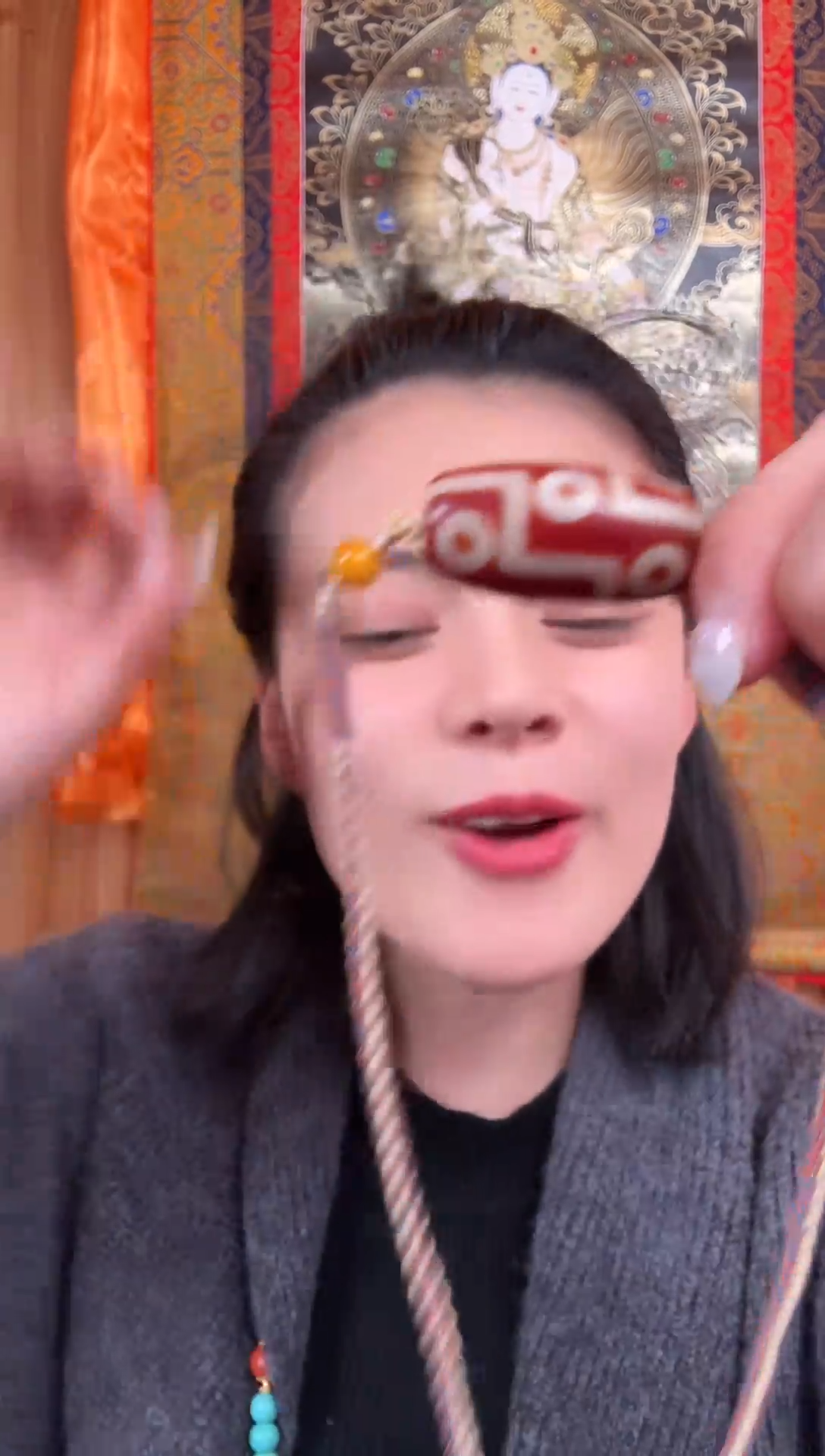 铁合金花岗石科*儿藏式风格珠串