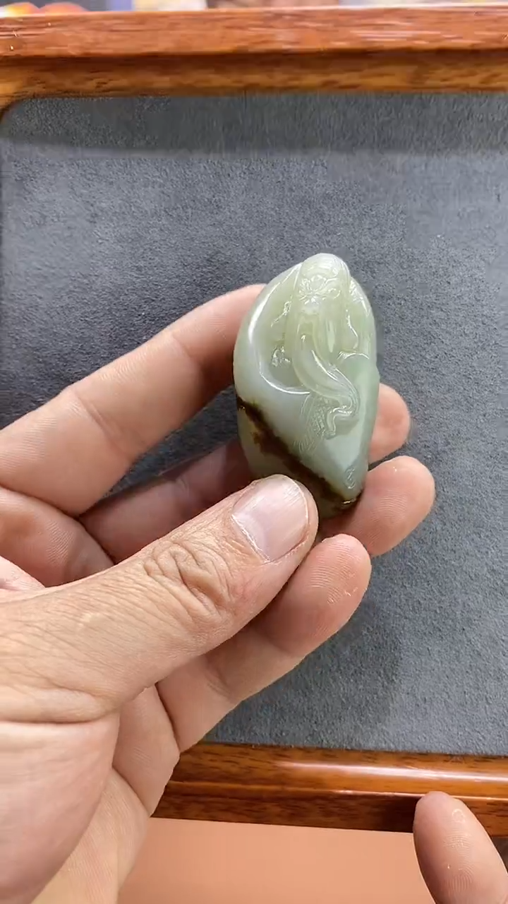 【闪购商品】和田玉吊坠(不含链)未镶嵌精品和田玉关公