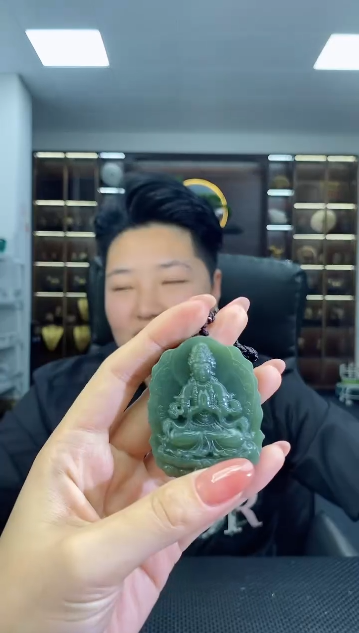 【闪购商品】和田玉颈饰未镶嵌观音清货2
