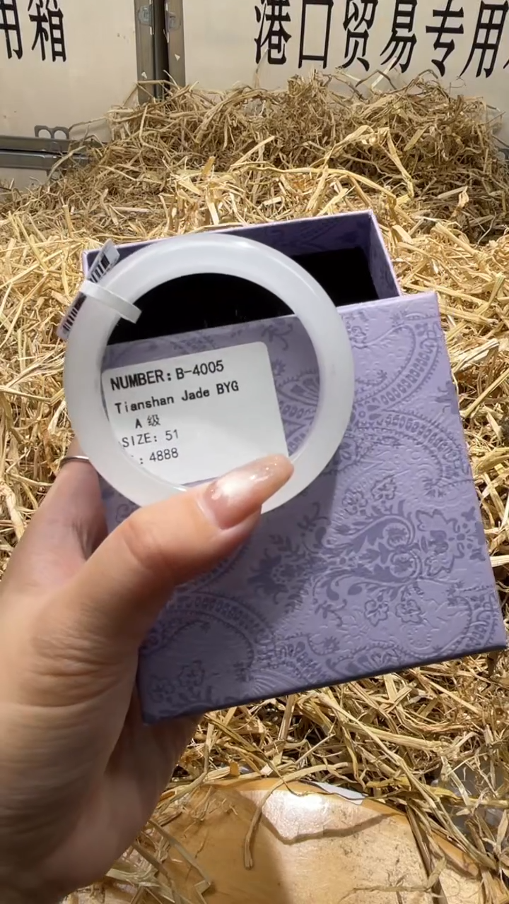 未镶嵌手镯石英质玉B4005Z